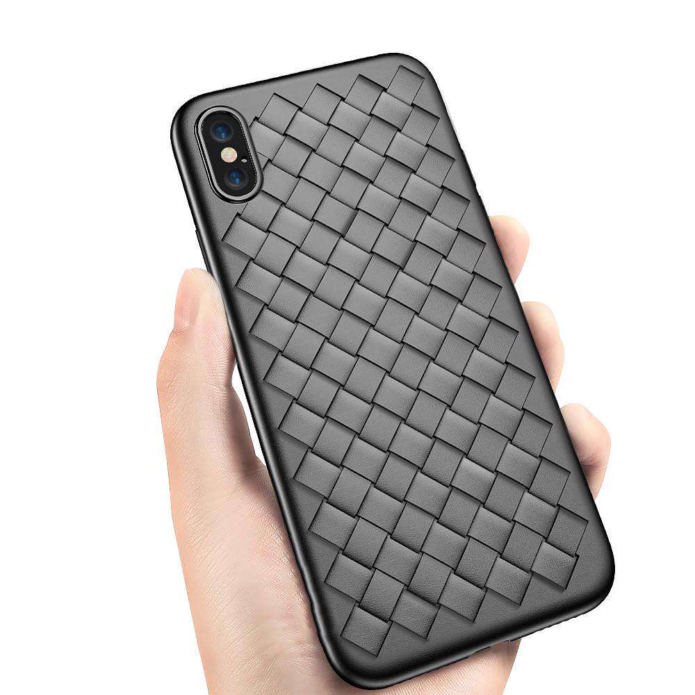 Black Grid Ultra Thin Case for iPhone XS / X