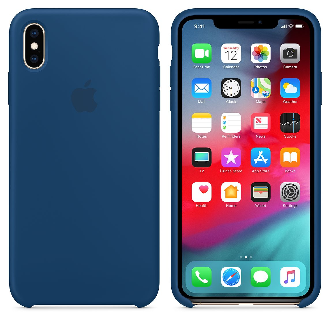 Blue Horizon Premium Silicone Cover iPhone cover – JustAndBest India