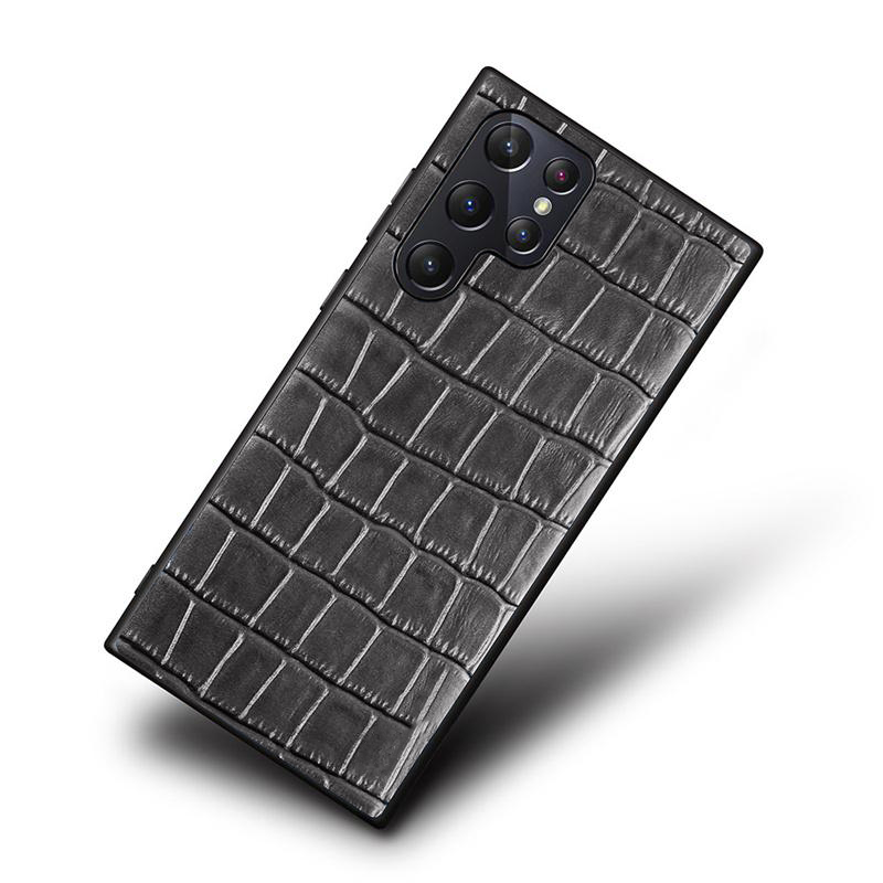 Croco Pattern Leather Luxury Cover iPhone cover – JustAndBest India