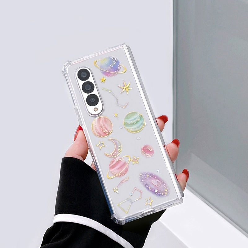 Cute Stars Transparent Shockproof Case iPhone cover – JustAndBest India