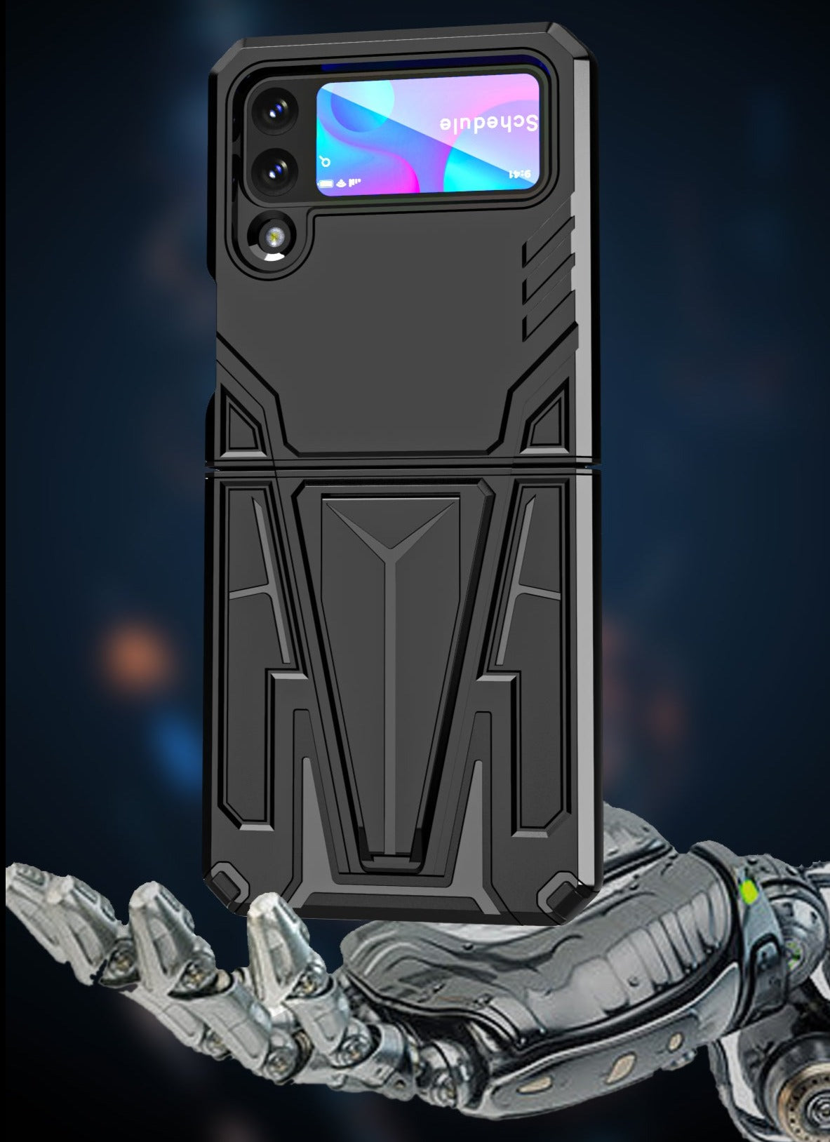 Jet Black Dual Layer Shockproof Premium Armour Cover iPhone cover – JustAndBest India