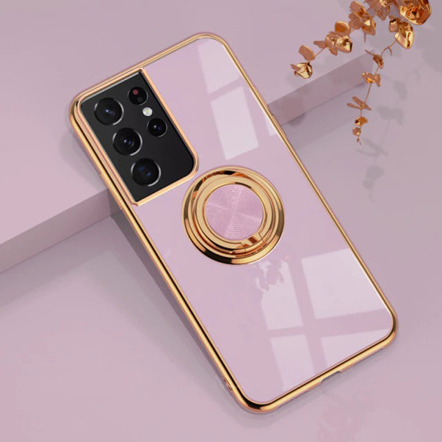 Gold Electroplated Ring Holder Cover – phone accessory by JustAndBest India