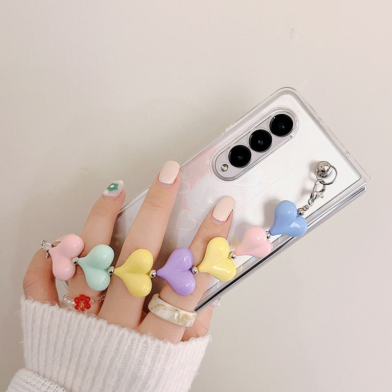 Zazzy Bling Colorful Hearts Bracelet Cover iPhone cover – JustAndBest India
