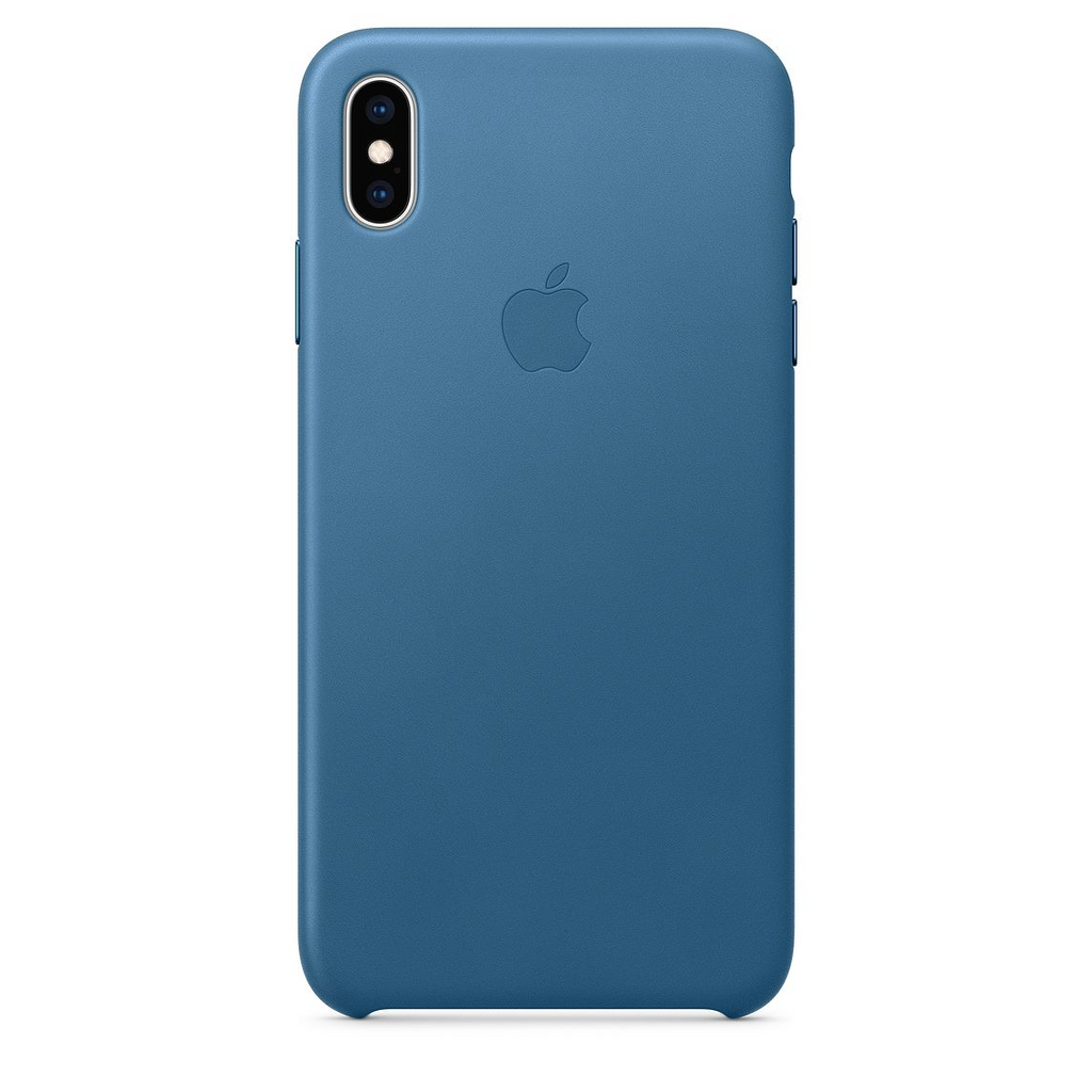 Cape Cod Blue Premium Leather Cover for iphone xs max