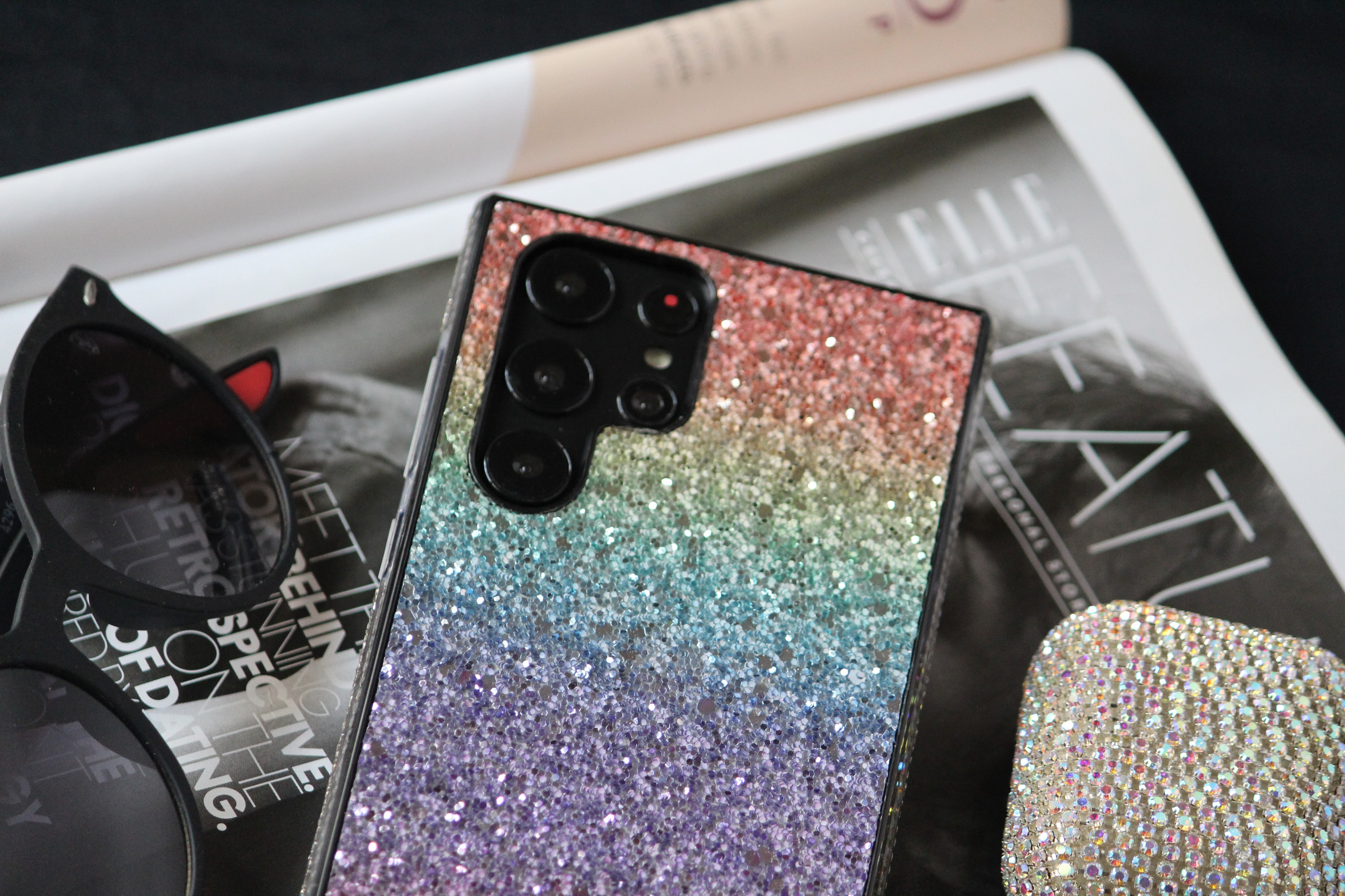 Bling Rainbow Glitter Diamonds Cover iPhone cover – JustAndBest India