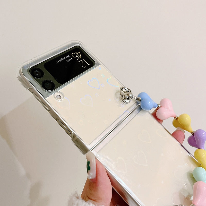 Zazzy Bling Colorful Hearts Bracelet Cover iPhone cover – JustAndBest India