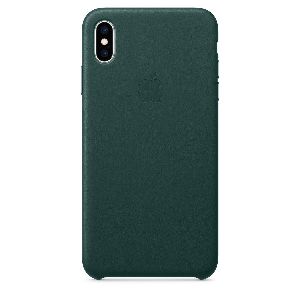 Forest Green Premium Leather Cover for iphone XS Max
