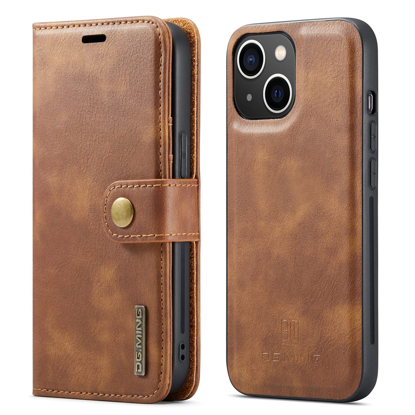 Two-In-One Wallet Style Premium Leather Luxury Flip Case iPhone cover – JustAndBest India