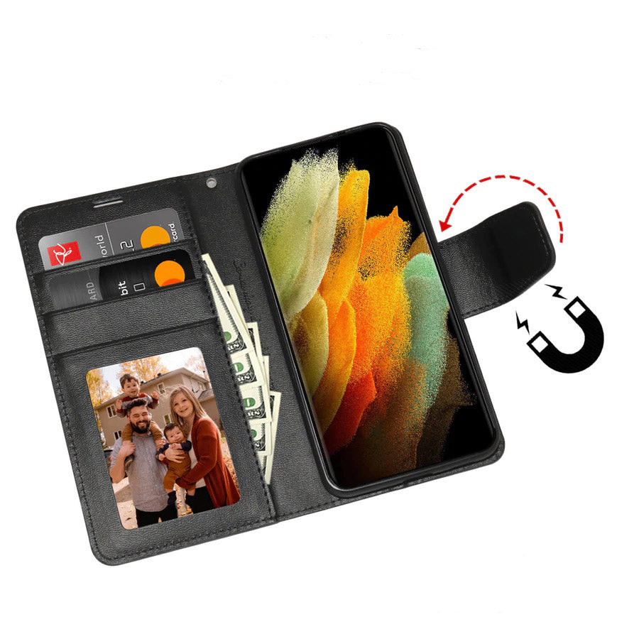 Two-In-One Wallet Style Premium Leather Luxury Flip Cover iPhone cover – JustAndBest India