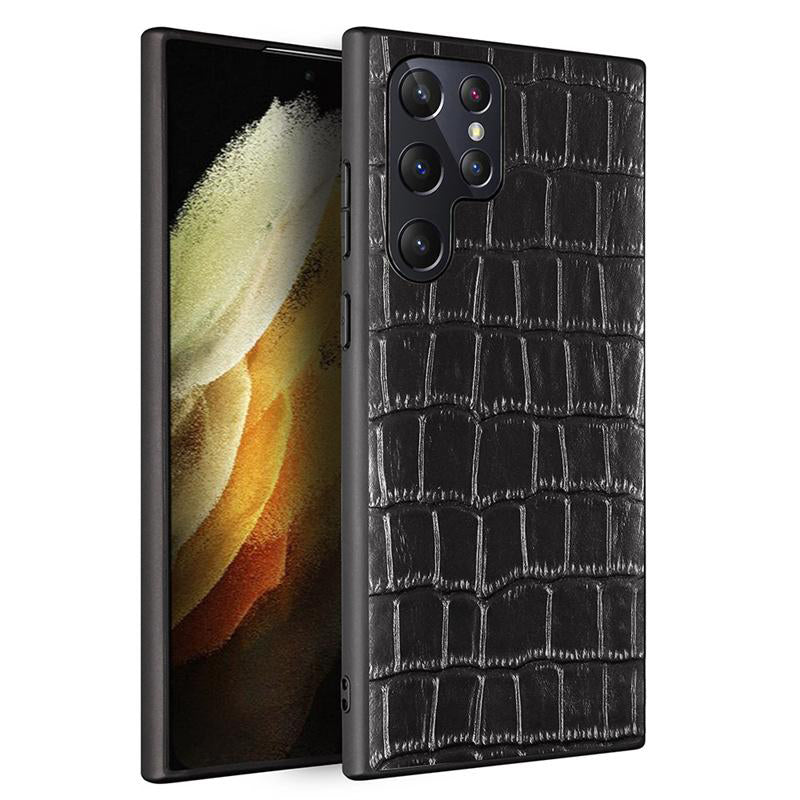 Croco Pattern Leather Luxury Cover iPhone cover – JustAndBest India