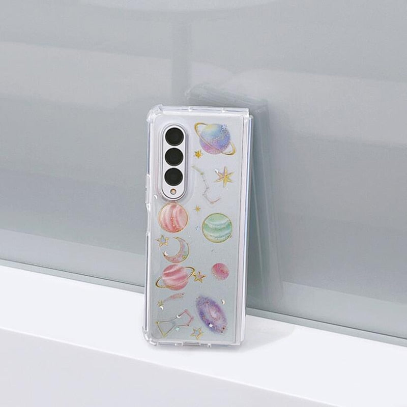 Cute Stars Transparent Shockproof Case iPhone cover – JustAndBest India